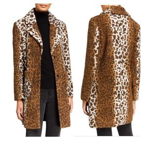 French Connection Leopard Print Coat XS